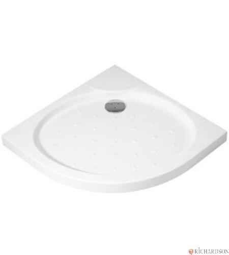 ODEON - Receveur quart de rond extra-plat à poser en céramique