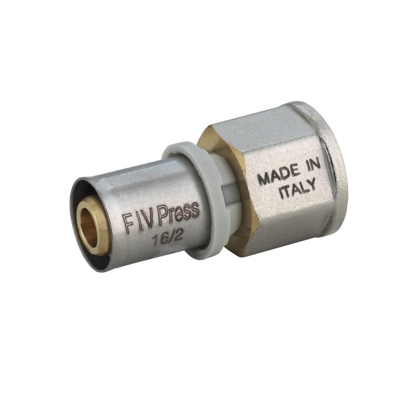 RACCORD MULTICOUCHE A SERTIR ET A VISSER EASYTEC - Raccord droit LBP