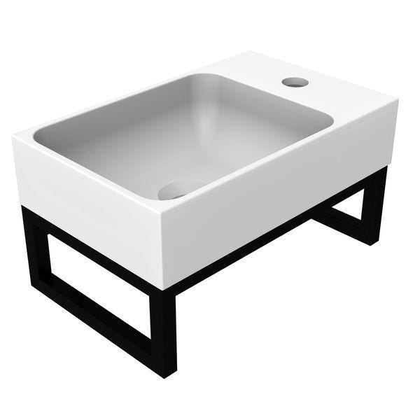 PACK LAVE-MAINS CAMDEM 40CM METAL/NOIR 824874 AQUARINE  [824874]