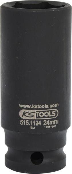 DOUILLE LONGUE A CHOCS 1/2'' 24 MM 515.1124-E