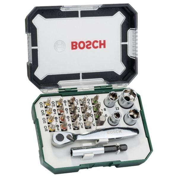 SET EMBOUT VISSAGE+CLIQUET -26PCS- 2607017322 BOSCH ELECTROPORTATIF  [2607017322]