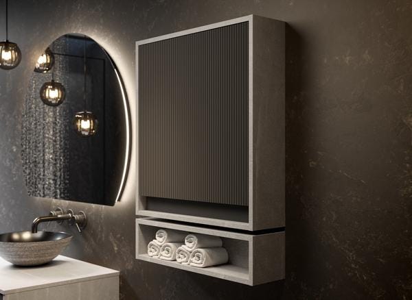 NICHE MURALE WALLY MELAMINE 60CM       902061 SANIJURA / KOHLER FRANCE  [902061]