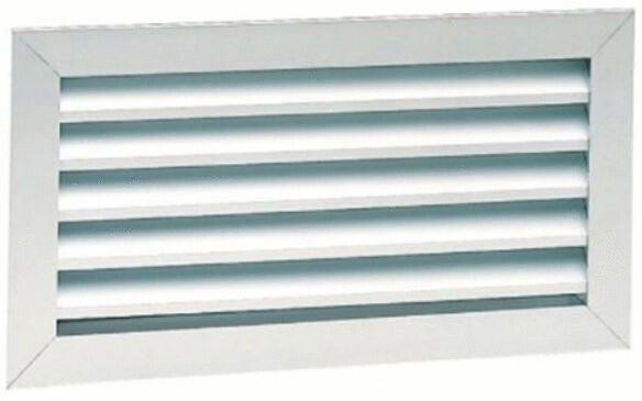GRILLE DE SOUFFLAGE - GRA - Grille de reprise aluminium à ailettes fixes