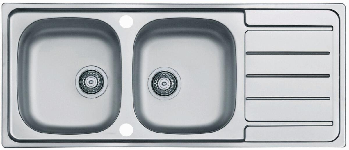 EVIER A ENCASTRER REVERSIBLE - LINE - Inox 18/10