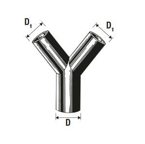 EMBRANCHEMENT HDPE - 60° - Double Y