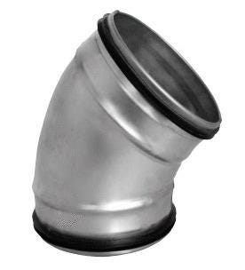 ACCESSOIRE RESEAUX - Coude 45° - Acier Galva