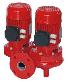 JRL - Pompe in-line - Double - Moteur standard IE2