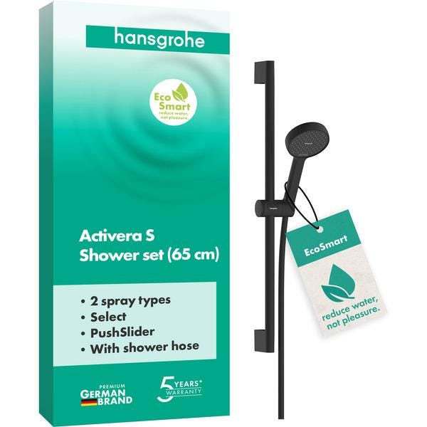 SET DE DOUCHE 95 2JET ECOSMART  NOIR 28044670