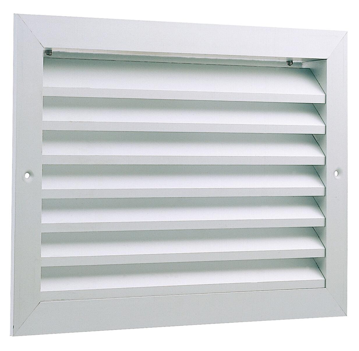 GRILLE EXTERIEURE - GAE 25 - Aluminium anodisé - Rectangulaire murale