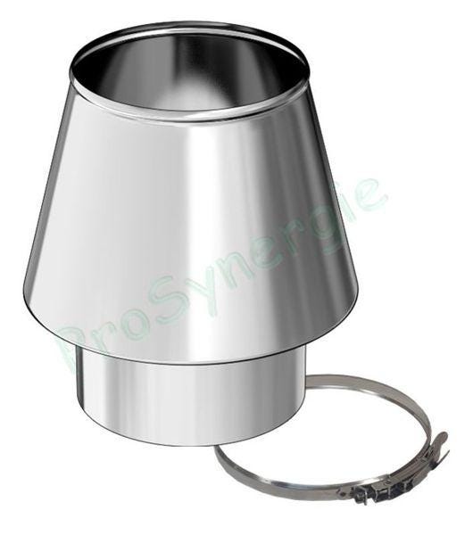 CONE DE FINITION INOX 316 CONDENS 150  111150 TOLERIE EMAILLERIE NANT-SETEN  [111150]