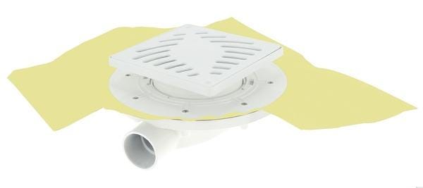SIPHON SOL PVC 150X150 + NATTE        SFH15NP NICOLL  [SFH15NP]