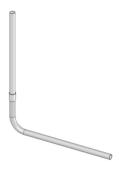 TEMPOCHASSE - Tube de chasse pour cuvette WC