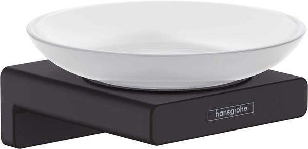 PORTE-SAVON NOIR MAT ADDSTORIS       41746670 HANSGROHE  [41746670]