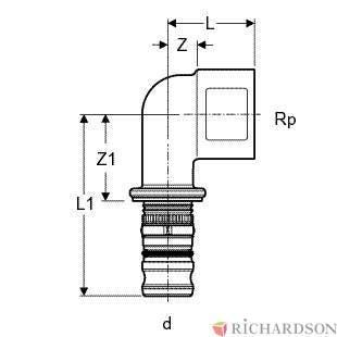 COUDE MULTICOUCHE MEPLA - MF - 90°