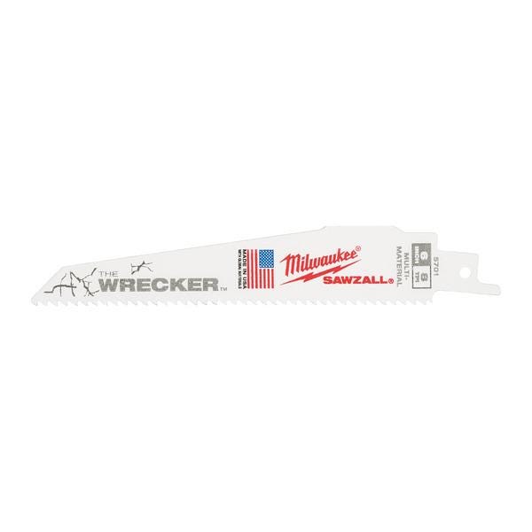 LAME SCIE SABRE WRECKER 150MM (X5)   48475701 TECHTRONIC INDUSTRIES FRANCE  [48475701]