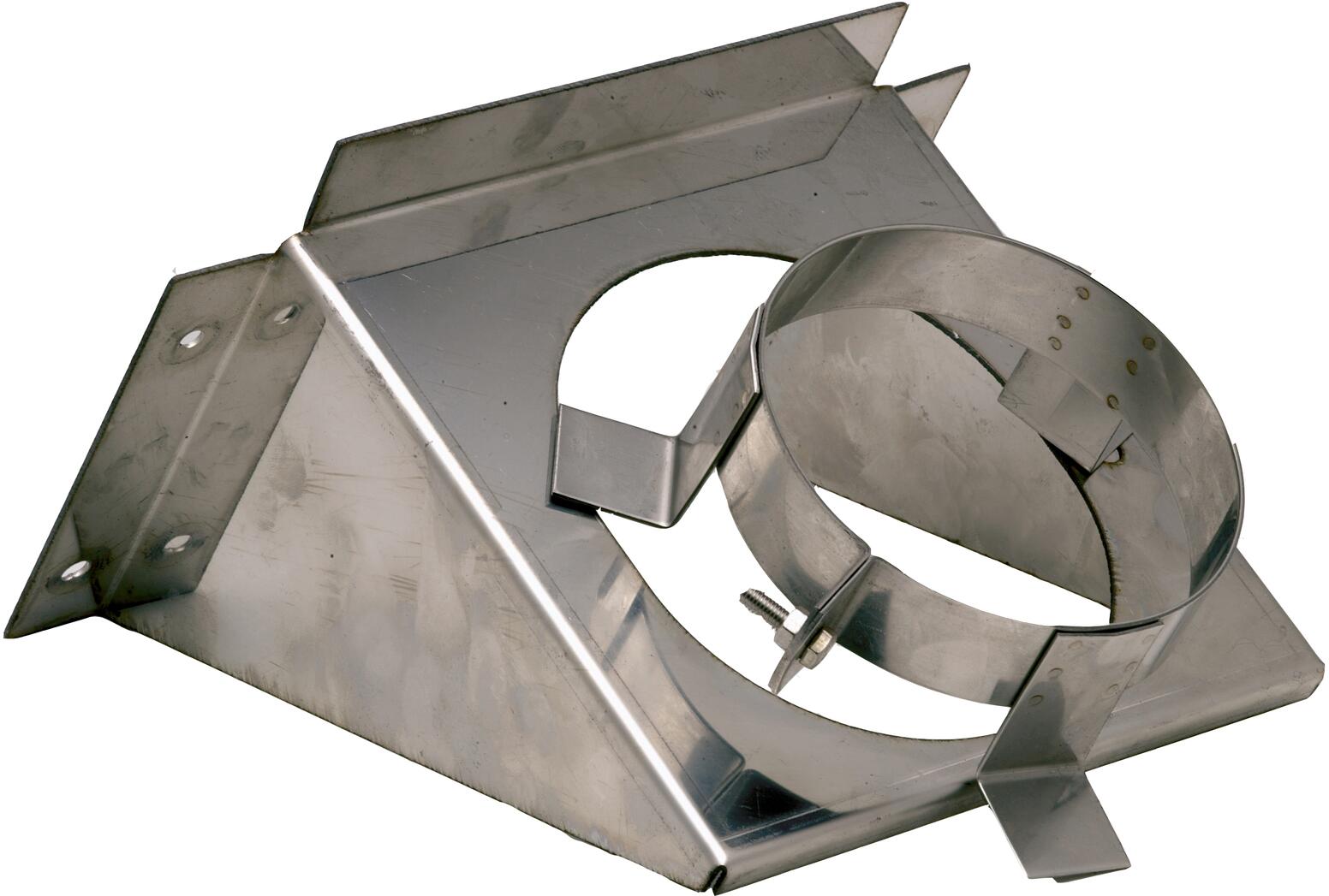 ACCESSOIRES TUBAGE INOX - Support mural inox réglable