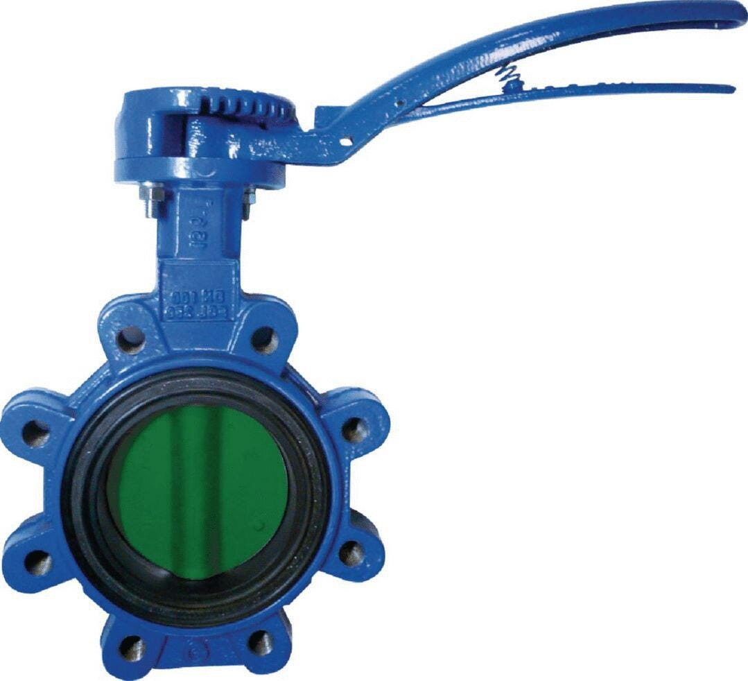 ROBINET A PAPILLON A OREILLES TARAUDEES - SYLAX - EPDM - Raccordement PN 10/16 - Corps en fonte FGL