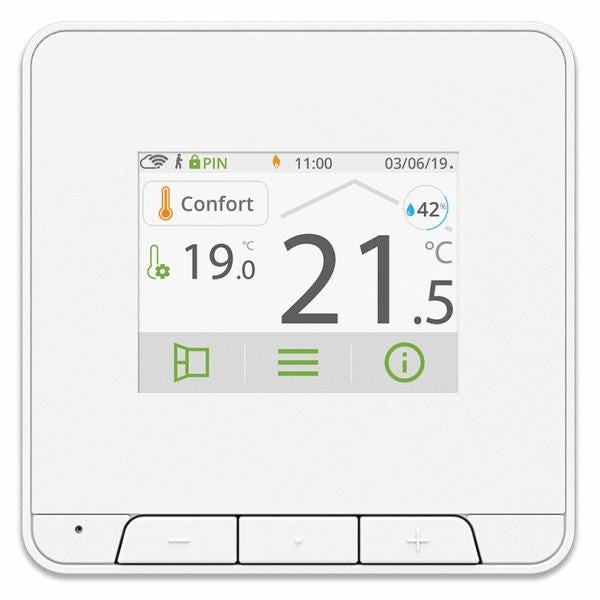 THERMOSTAT CONNECTE BLANC FILAIRE        THOM THERMADOR  [THOM]