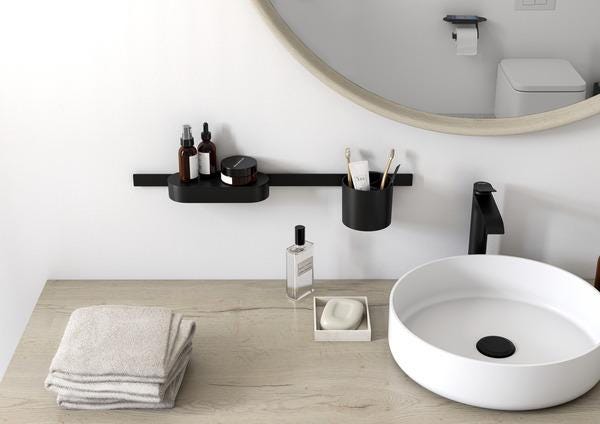 WALLSTORIS - Ensemble complet d'accessoires pour salle de bain