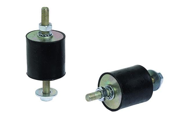 PIEDS ANTI-VIBRAT.30X20MM 5KG -SAC4- 9898-028