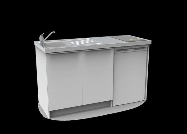 MEUBLE BAS CLASSIK 2P.150CM BL.HYD ABCJ150D05 MODERNA FRANCE  [ABCJ150D05]