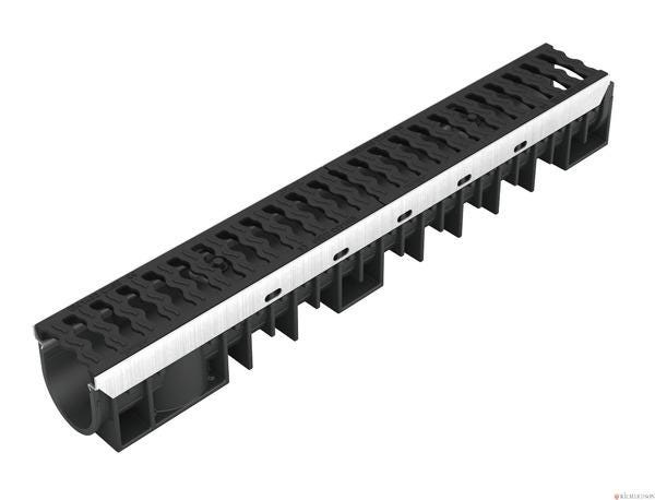 CANIVEAU 100 HD PROF.1 GRILLE D400    DR101DF NICOLL  [DR101DF]