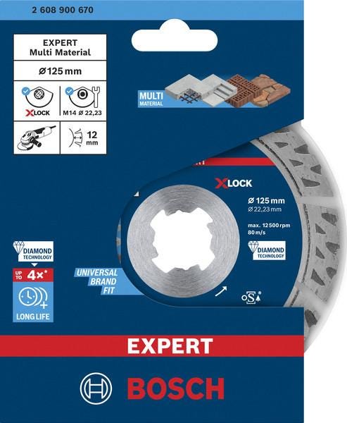 DISQUE DIAM.EXP.MULTIM.125MM BOSCH 2608900670