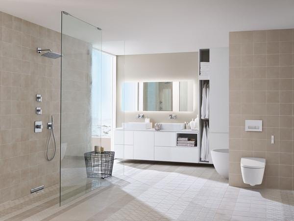 DUOFIX - Bâti-support pour douche de plain-pied