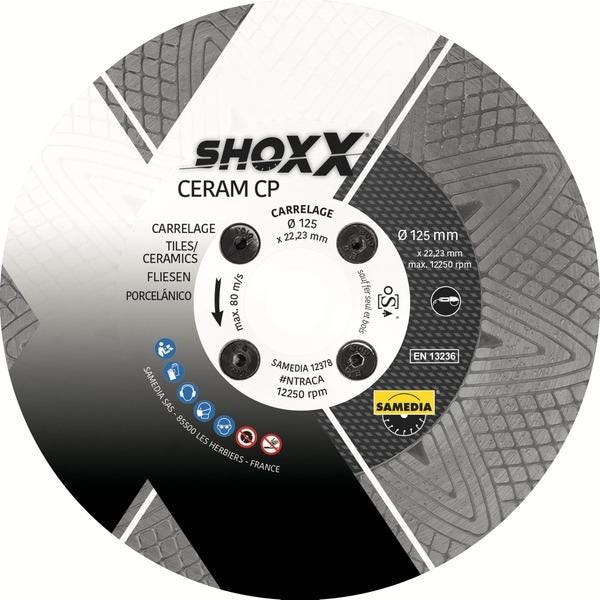 DISQUE DIAM.SHOXX CERAM CP125 M14  314596/001