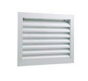 GRILLE EXTERIEURE - GAE 25 - Aluminium circulaire, avec pas d'ailettes 25mm