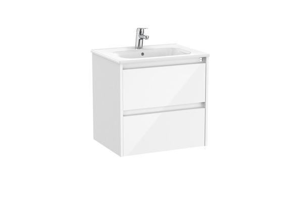 MEUBLE TENET UNIK 2T ENS-60 BLC/BR A851775806 ROCA SANITAIRE  [A851775806]