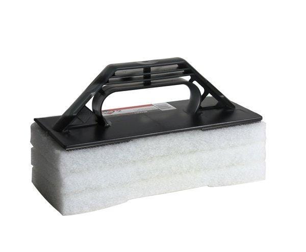 TALOCHE +3 ABRASIFS 25CM BLANC     RUBI 20944