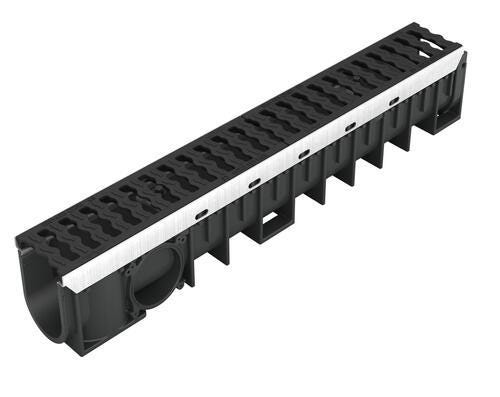 CANIVEAU 100 HD PROF.2 GRILLE D400    DR102DF NICOLL  [DR102DF]