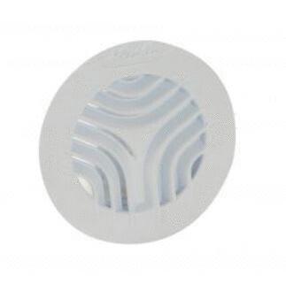 GRILLE POUR TUBE PVC - TUYAUX - GAINES - Intérieur ronde blanche adaptable sur tube PVC