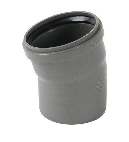 COUDE MF 15' A JNT.D125 PVC GRIS         CX1G NICOLL