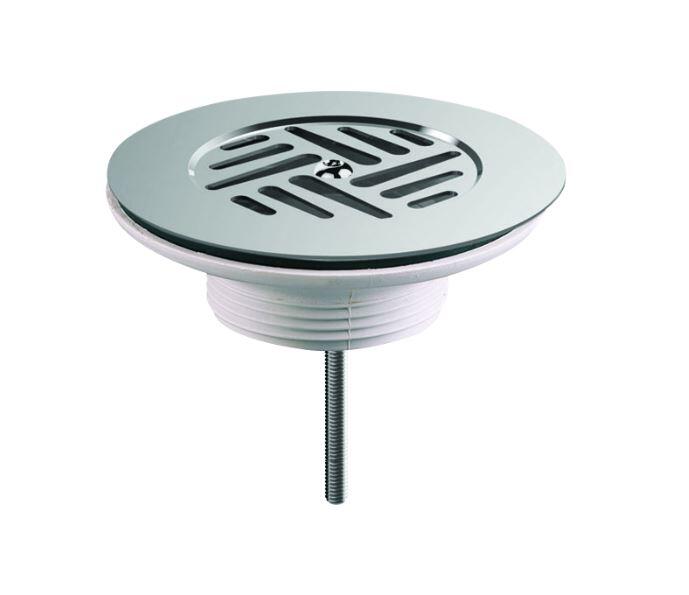 BONDE - Inox-Plastique - Pour évier grès perçage ø 60 mm