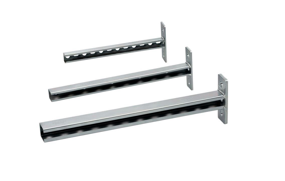 CONSOLE RAIL MPC - Avec rainure latérale électrozinguée