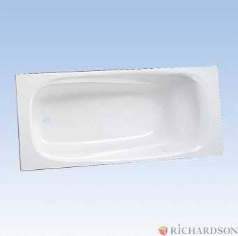 PANDORA - Baignoire rectangulaire en Marbrex sans poignées