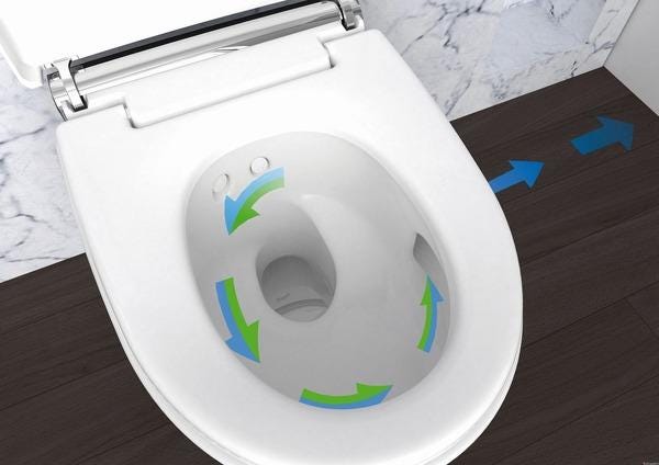 AQUACLEAN - Maïra Comfort - WC lavant suspendu