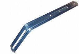 ACCESSOIRES DE GOUTTIERES - Queue droite réglable galvanisée