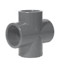 CROIX A COLLER PVC - FFFF - 90°