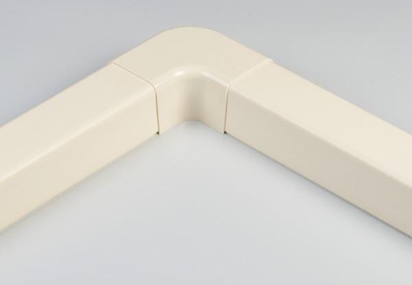 ANGLE A PLAT BLANC 60X45MM      60CPIAN-WHITE
