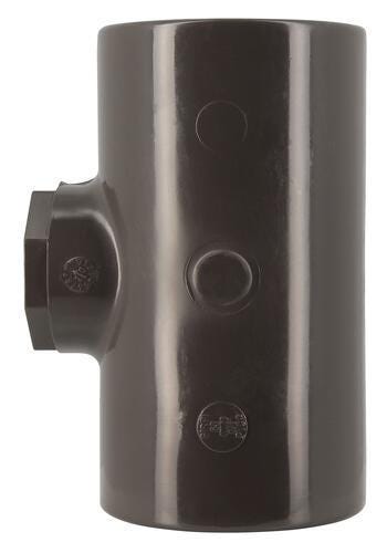 TE A COLLER / A VISSER HTA FER/PVC - FFF - 90°