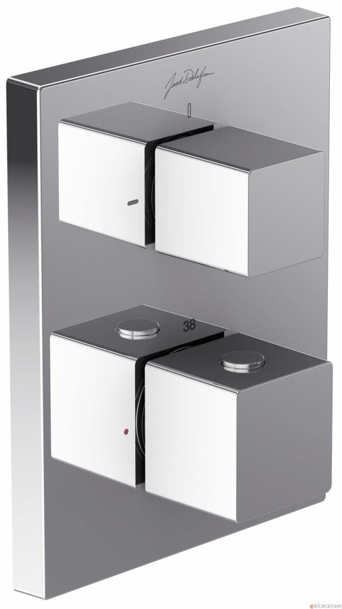 FACADE MITIGEUR TH+INV CHR.      JD E75391-CP JACOB DELAFON KOHLER  [E75391-CP] 