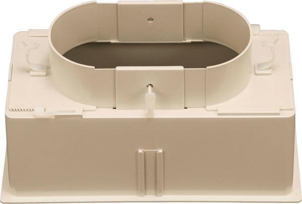 ACCESSOIRE RESEAUX - Plénum ABS - Piquage arrière, télescopique et réglage de débit