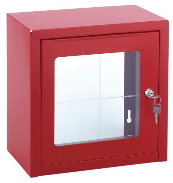 COFFRET DE SECURITE - Boîte sous verre dormant