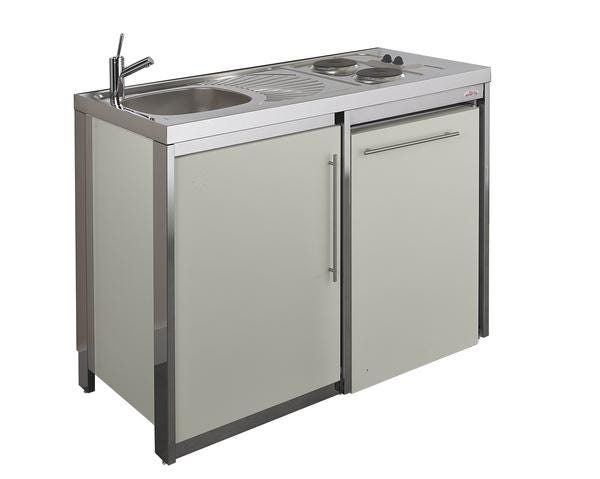 MEUBLE BAS METALLINE 120 1P+N.SOIE ABAJ120T24 MODERNA FRANCE  [ABAJ120T24]