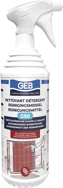 NETTOYANT &amp; DETERGENT - G90 - Produit à usage périodique pour l’entretien des échangeurs des unités extérieures PAC et climatisation