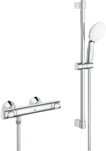 GROHTHERM 500 + ENSEMBLE TEMPESTA 2 JETS - Ensemble de douche thermostatique
