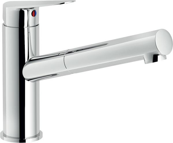 MITIGEUR EVIER+DCHTTE CHR BLUES    BS101117CR NOBILI RUBINETTERIE  [BS101117CR]
